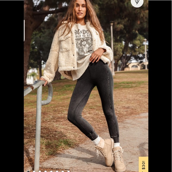 Free People High-Rise Ankle Hot Shot Leggings - Picture 8 of 13